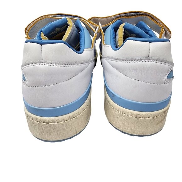 Adidas Forum 84 Low Retro Sneakers White & Blue Leather Men's 17 - Picture 3 of 11